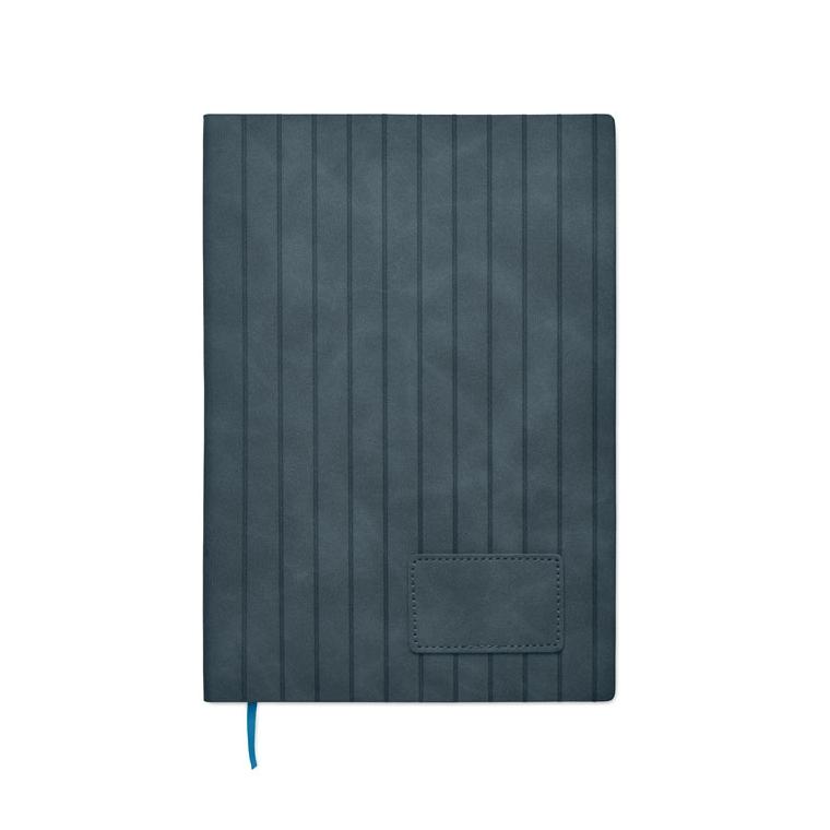 Notebook A5 din PU fumuriu Tintray Albastru