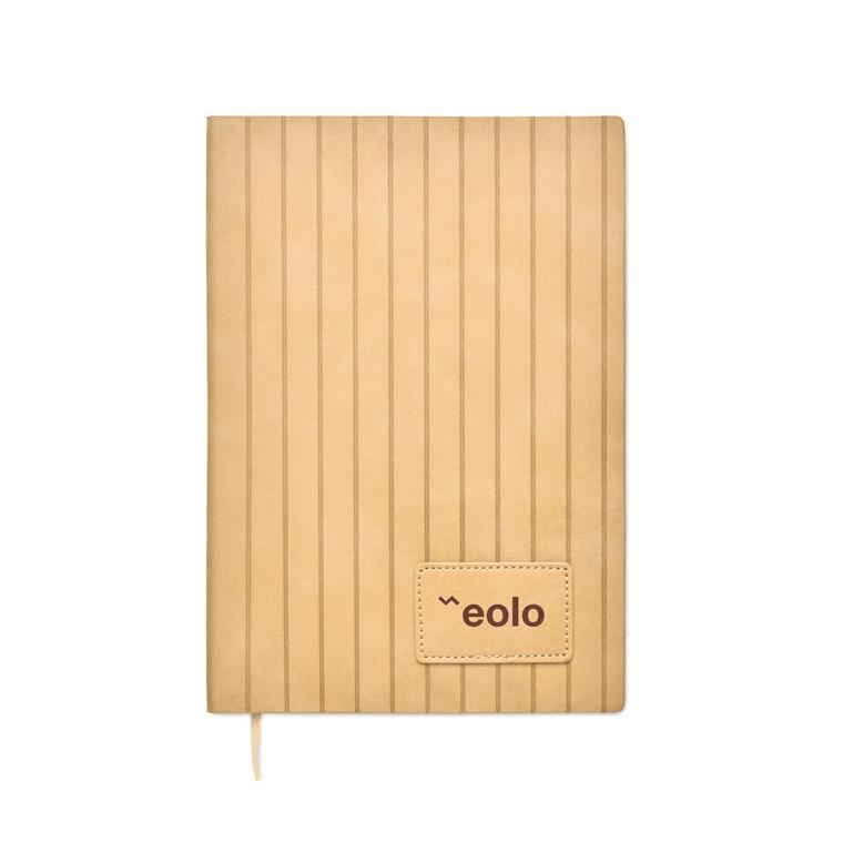 Notebook A5 din PU fumuriu Tintray Bej