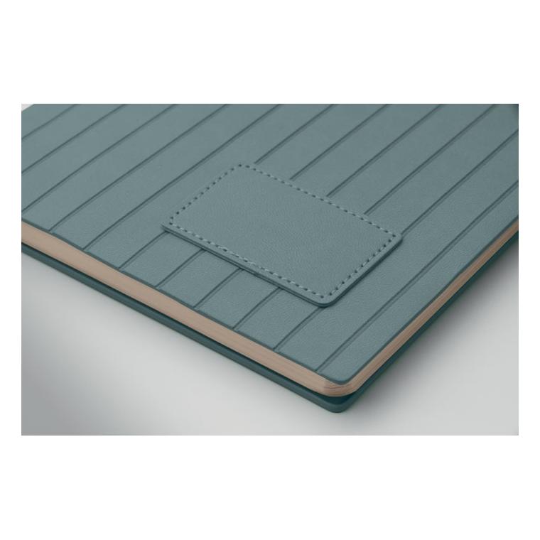 Notebook A5 din PU fumuriu Tintray Petrol