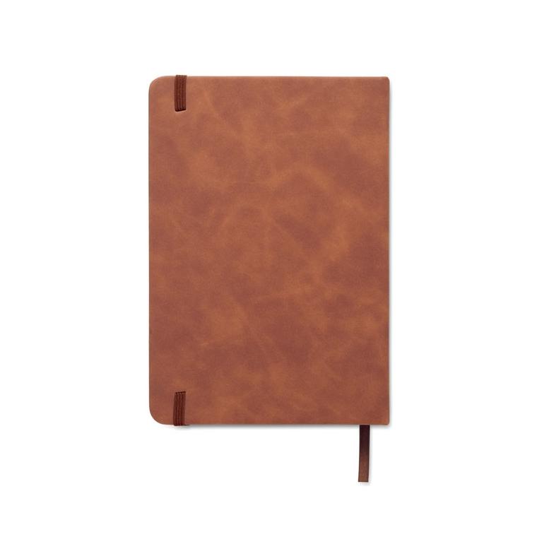 Notebook A5 din PU fumuriu Tint Maro