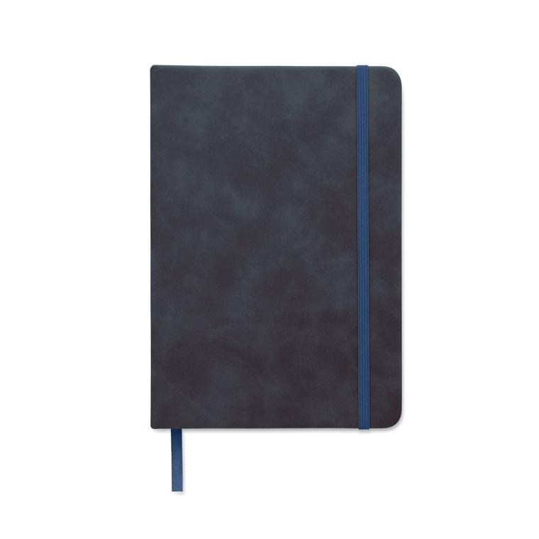 Notebook A5 din PU fumuriu Tint Albastru