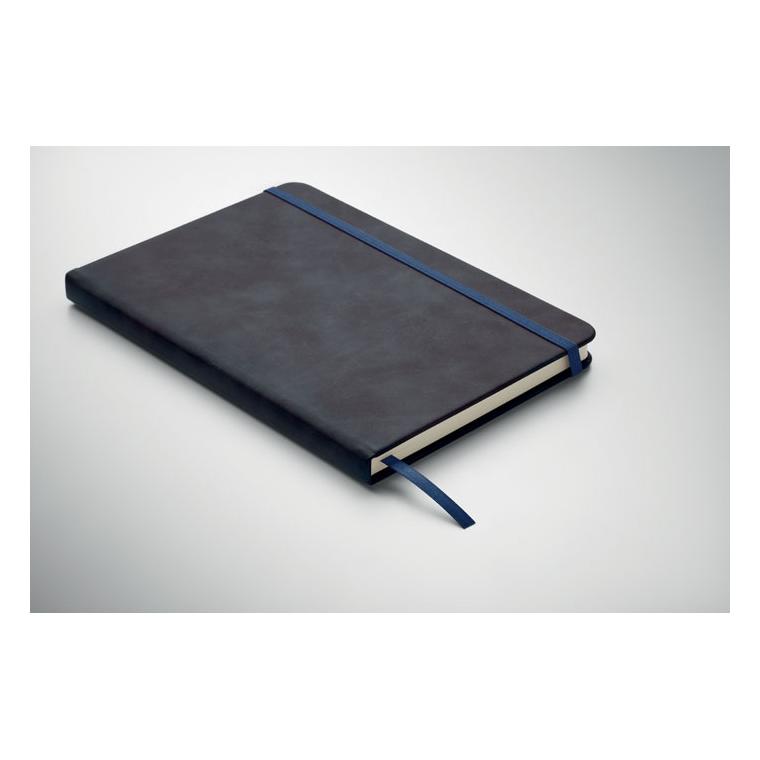 Notebook A5 din PU fumuriu Tint Albastru