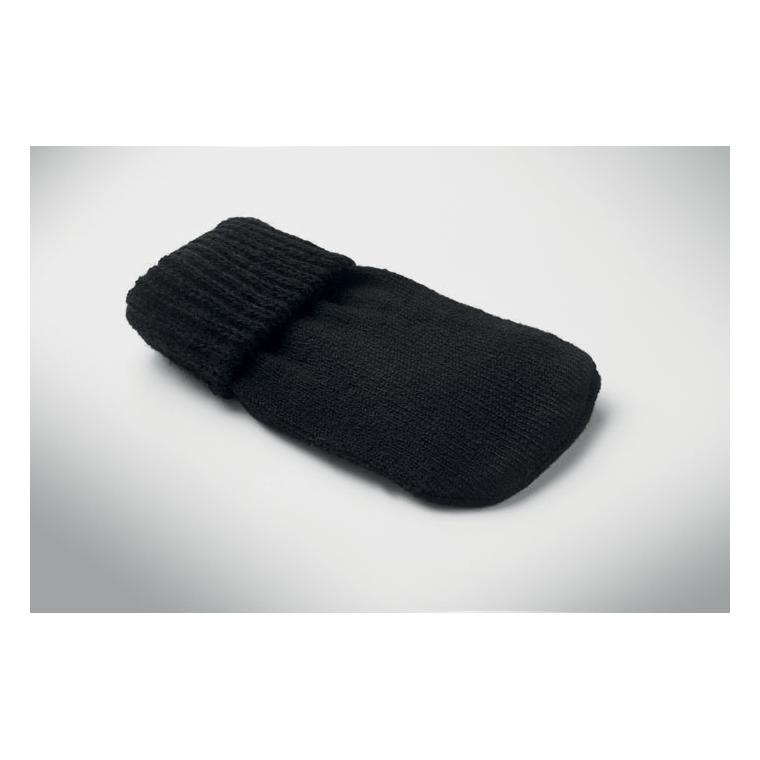 Încălzitor de mâini din poliester Warmmuff Negru