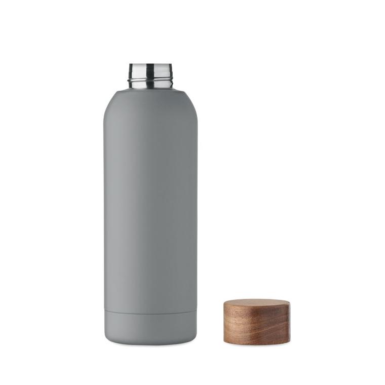 Sticlă cu perete simplu Geiser, 700 ml Gri