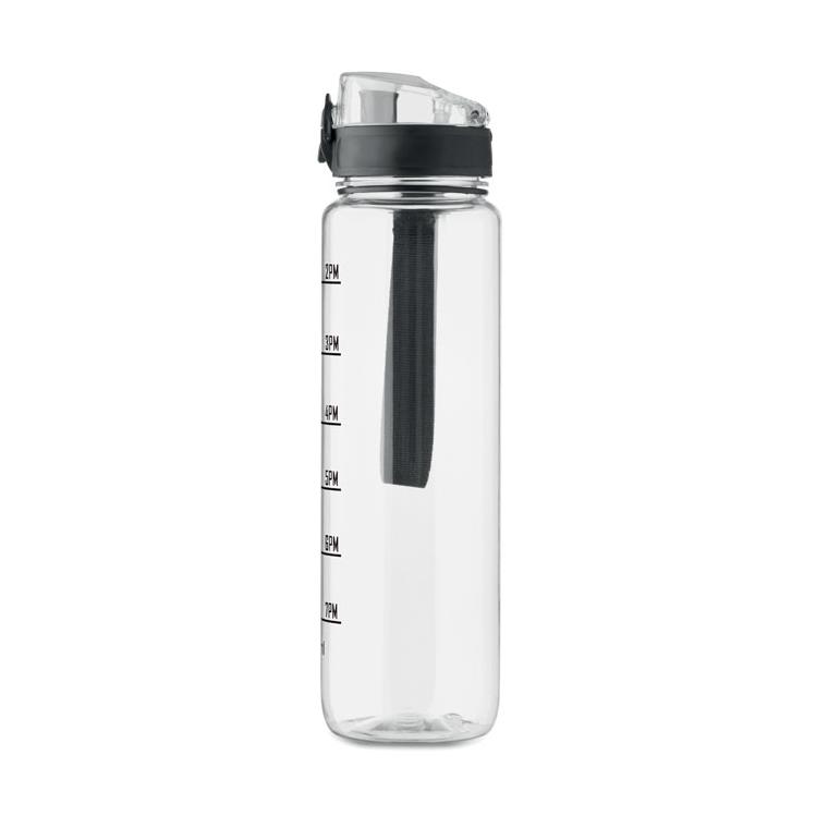 Sticlă sport din RPET Isforden Mark, 1 L Transparent