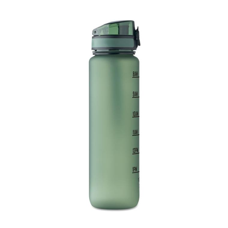 Sticlă sport din RPET Isforden Mark, 1 L Verde Inchis