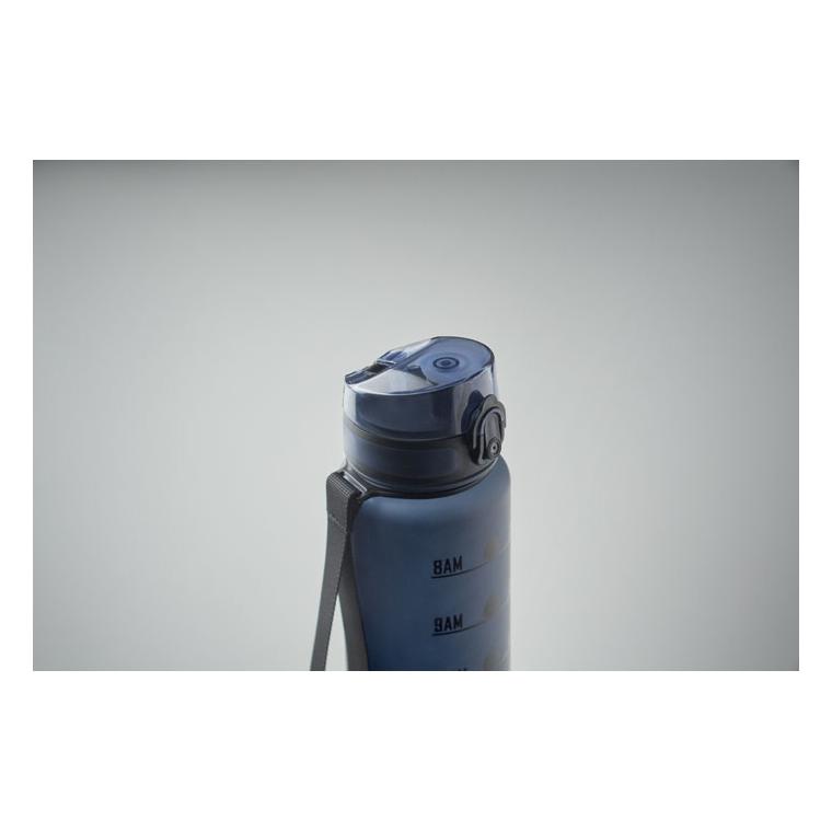 Sticlă sport din RPET Isforden Mark, 1 L Navy 