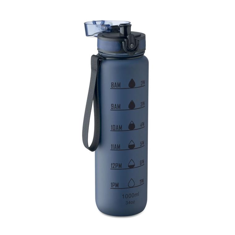 Sticlă sport din RPET Isforden Mark, 1 L Navy 