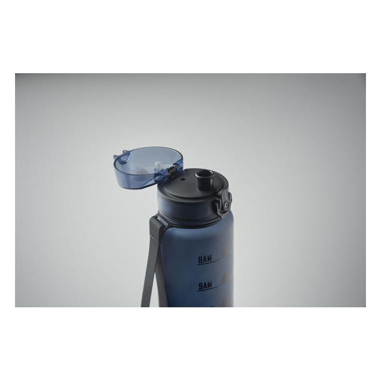 Sticlă sport din RPET Isforden Mark, 1 L Navy 