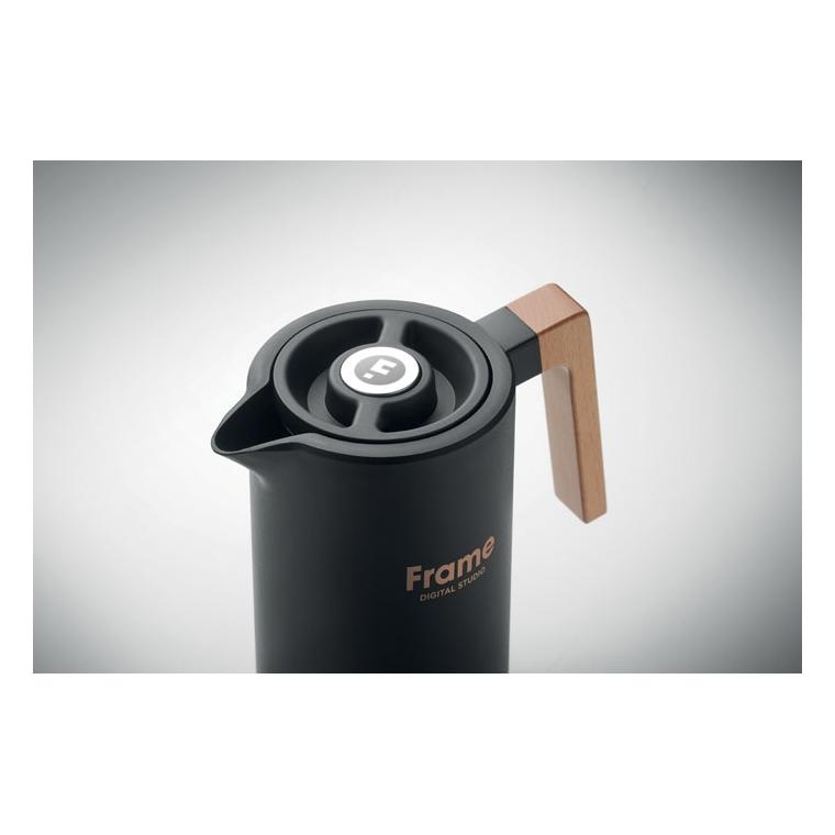 Ulcior cu perete dublu Servir, 1 L Negru