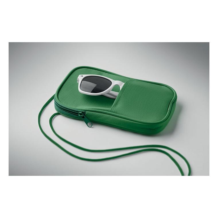 Borsetă crossbody din RPET Korovin Pouch Verde