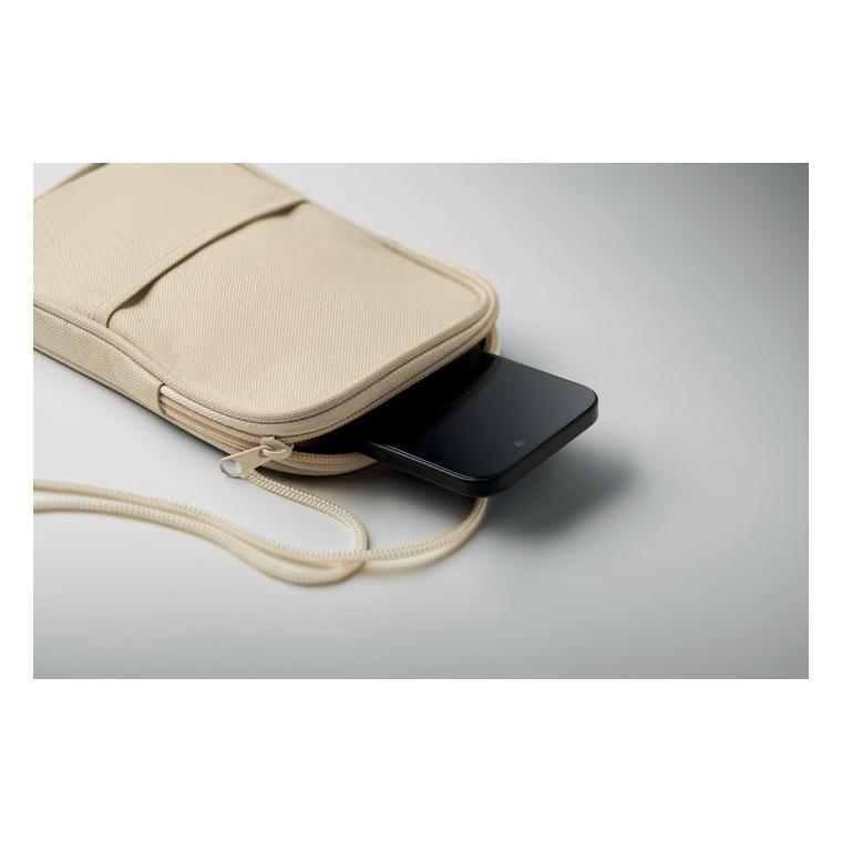 Borsetă crossbody din RPET Korovin Pouch Bej