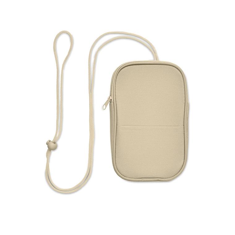 Borsetă crossbody din RPET Korovin Pouch Bej
