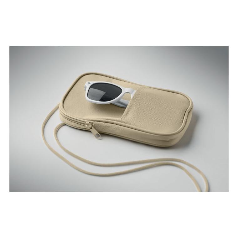 Borsetă crossbody din RPET Korovin Pouch Bej