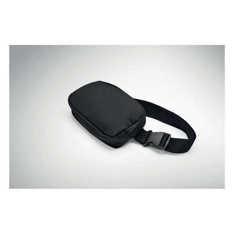 Borsetă din poliester 210D Korovin Waist Negru