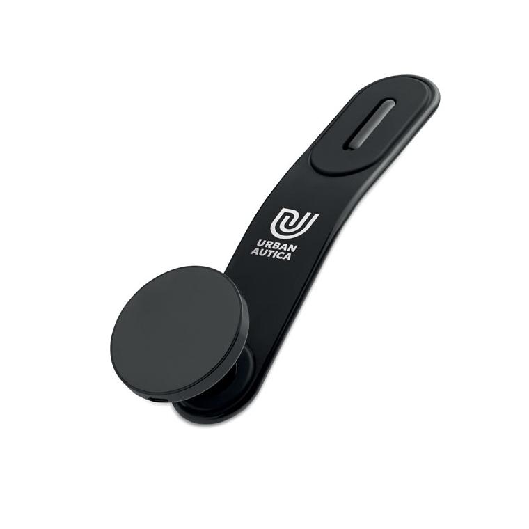Încărcător auto magnetic Flecar, 15W Negru