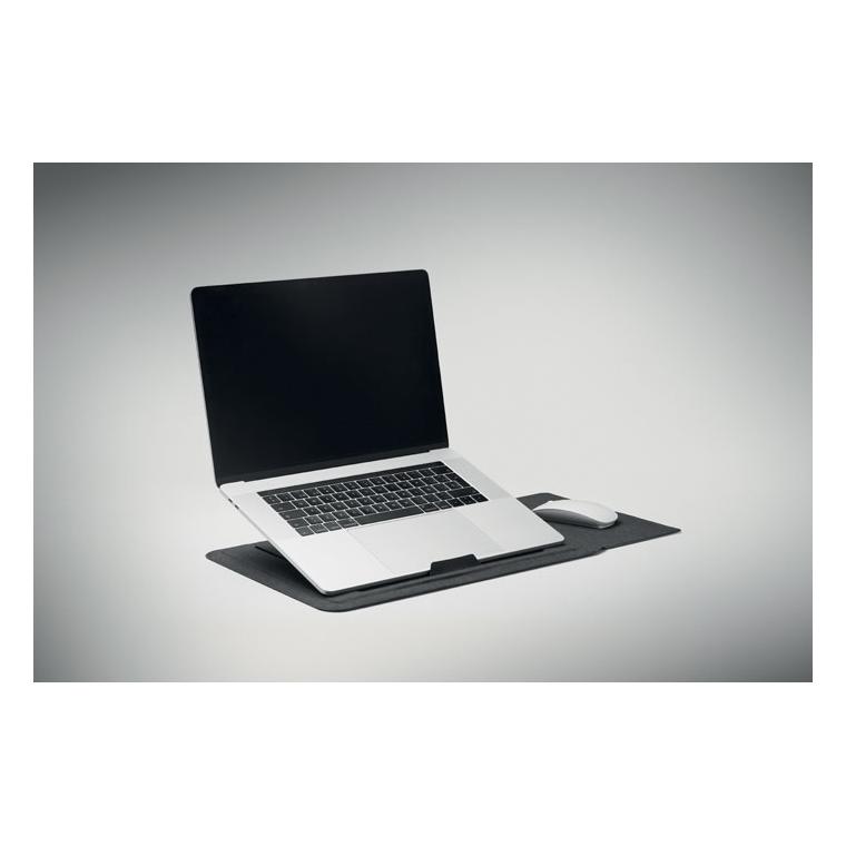 Rucsac pentru laptop de 15 inch din fetru Practic Negru