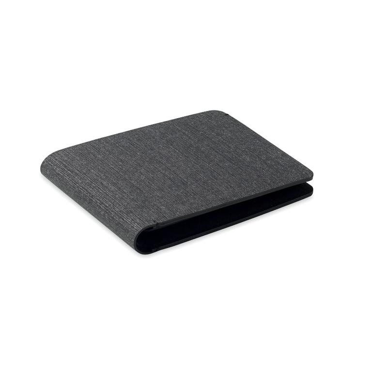 Portofel din PU anti-pierdere Wall Negru