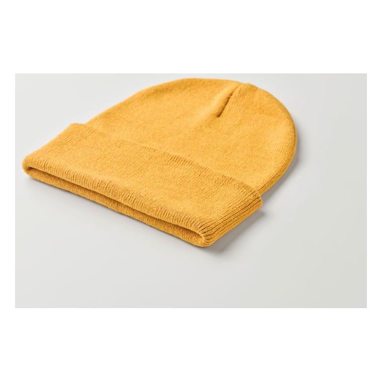 Căciulă tricotată cu manșetă Beanix Galben