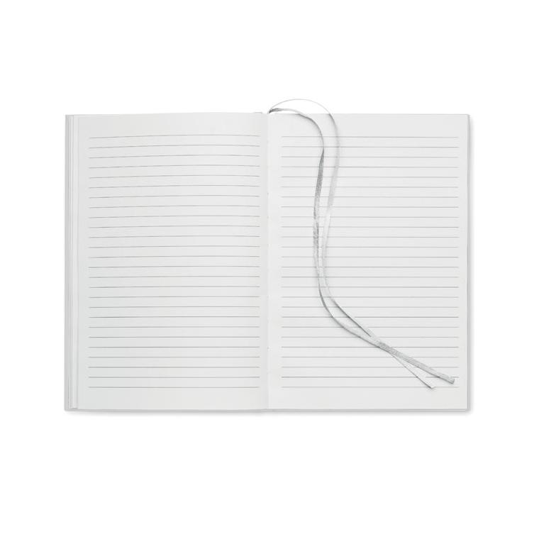 Jurnal A5 din material reciclat Journu Alb