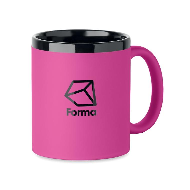 Cană ceramică pentru gravură laser Ruby, 300 ml Fuchsia