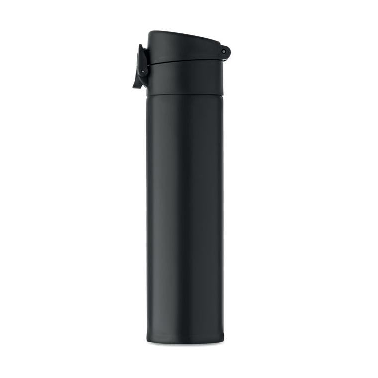 Sticlă cu perete dublu Bots, 300 ml Negru
