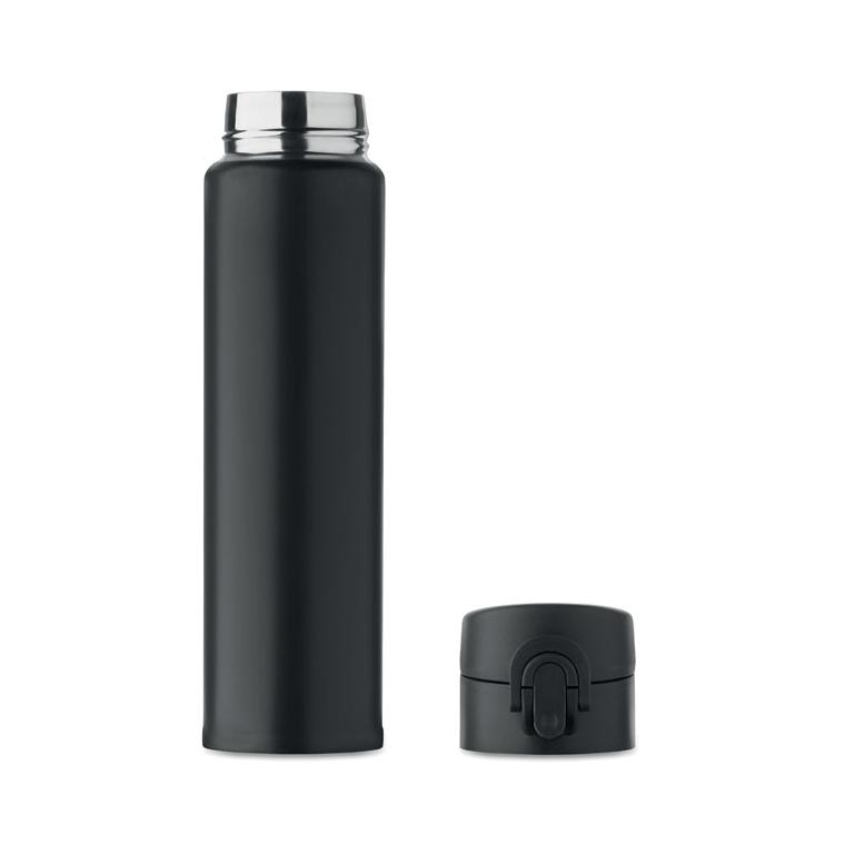 Sticlă cu perete dublu Bots, 300 ml Negru