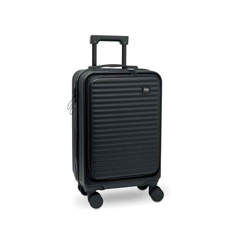 Troliu rigid din ABS 20 inch Negru