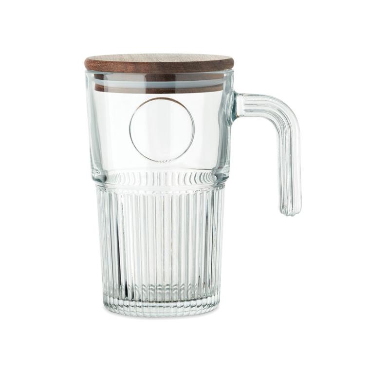Cană din sticlă Vitrio Jar, 450 ml