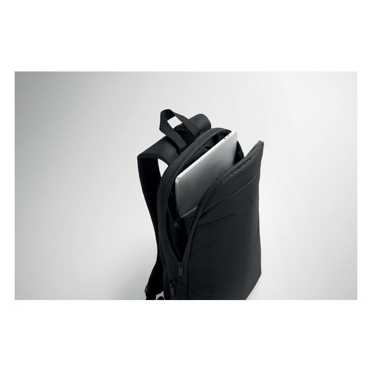 Rucsac extensibil din RPET 600D Xpanda Negru