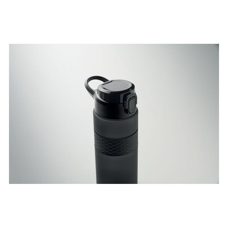 Sticlă din RPET Isjforden, 700 ml Negru