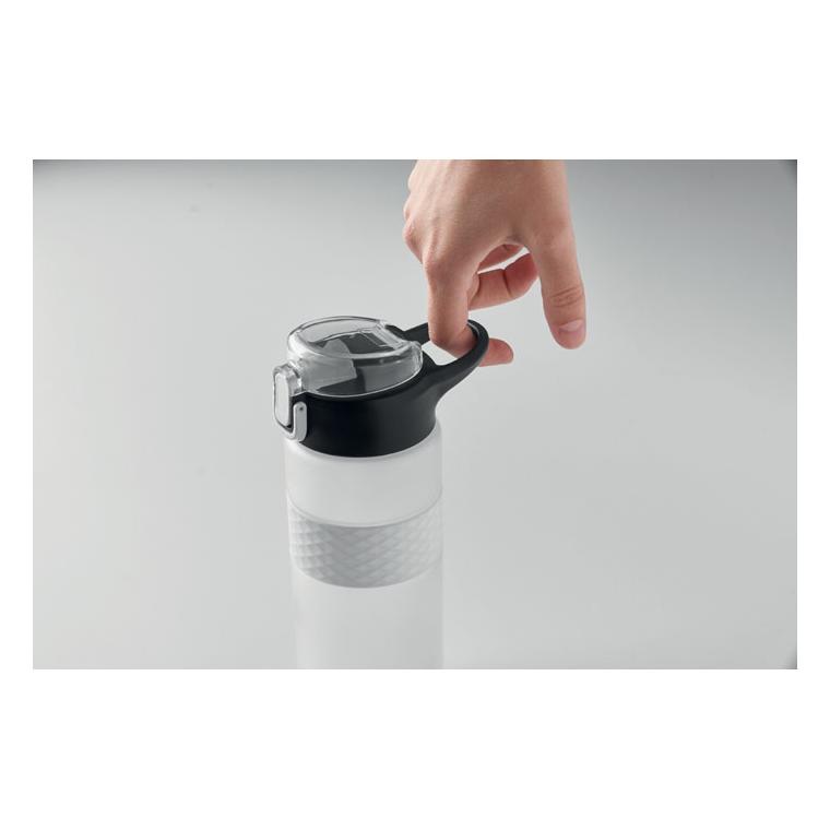 Sticlă din RPET Isjforden, 700 ml Alb transparent
