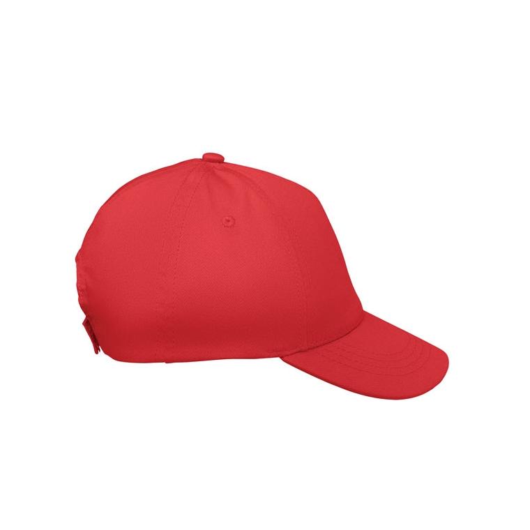 Șapcă de baseball pentru copii cu 5 panouri Buzz Kids Roșu