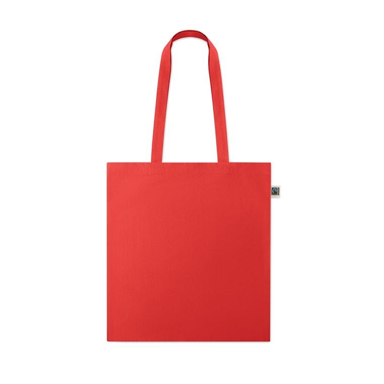 Sacoșă Fairtrade Osole+ Colour, 180 g/m² Roșu