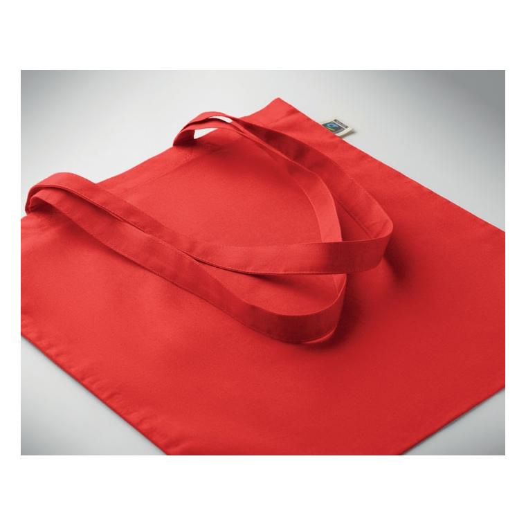 Sacoșă Fairtrade Osole+ Colour, 180 g/m² Roșu