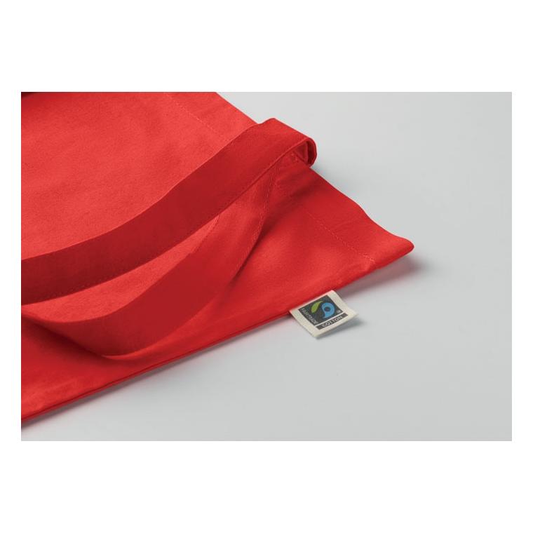 Sacoșă Fairtrade Osole+ Colour, 180 g/m² Roșu