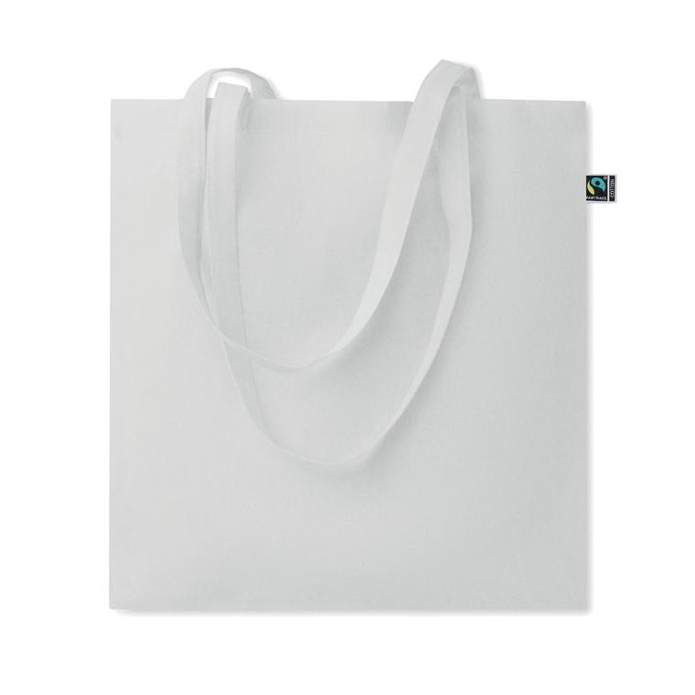 Sacoșă Fairtrade Osole+ Colour, 180 g/m² Alb