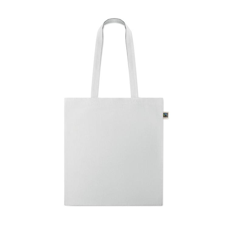 Sacoșă Fairtrade Osole+ Colour, 180 g/m² Alb
