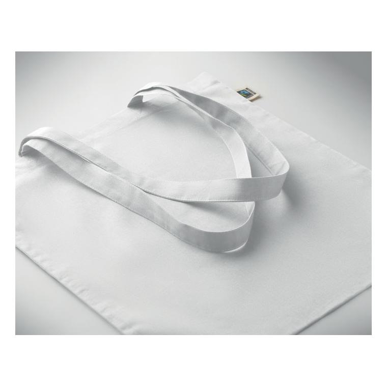 Sacoșă Fairtrade Osole+ Colour, 180 g/m² Alb