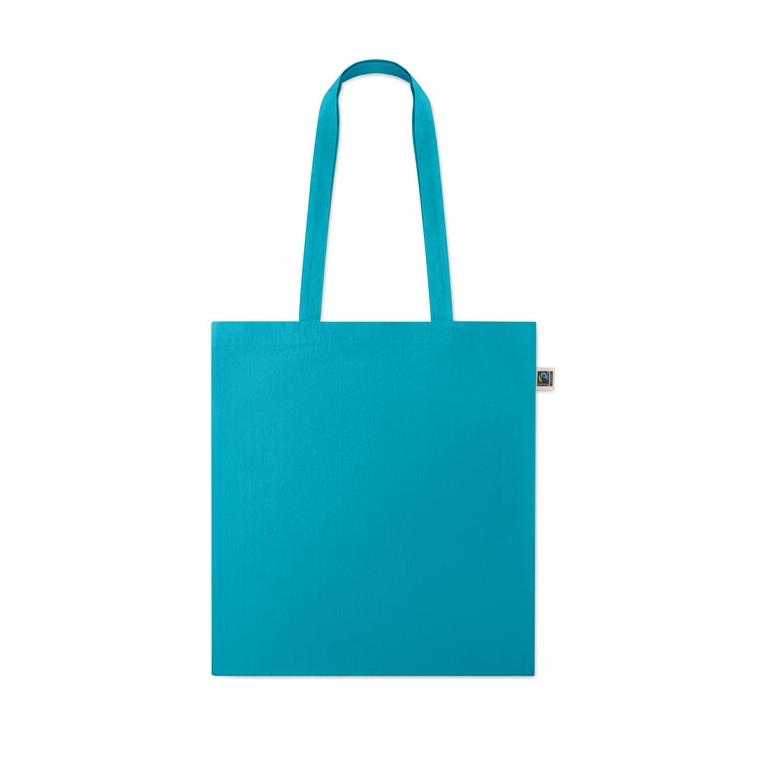 Sacoșă Fairtrade Osole+ Colour, 180 g/m² Turquoise