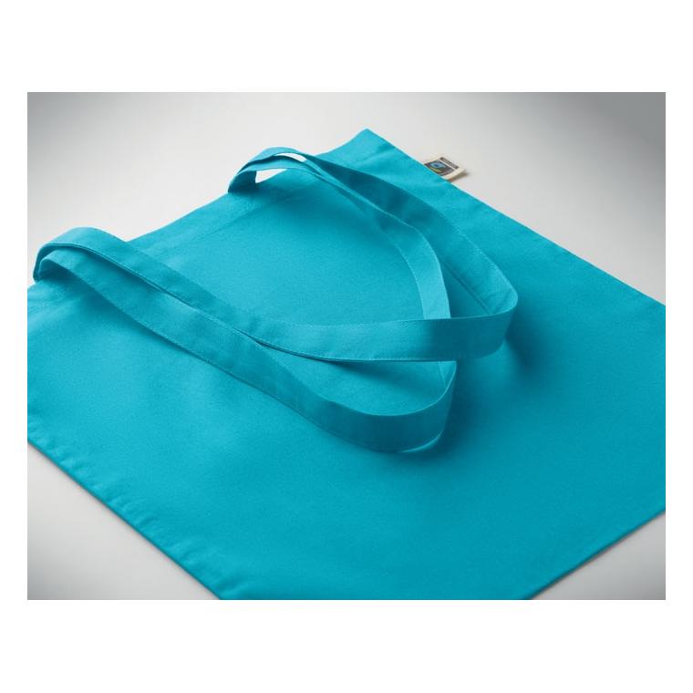 Sacoșă Fairtrade Osole+ Colour, 180 g/m² Turquoise