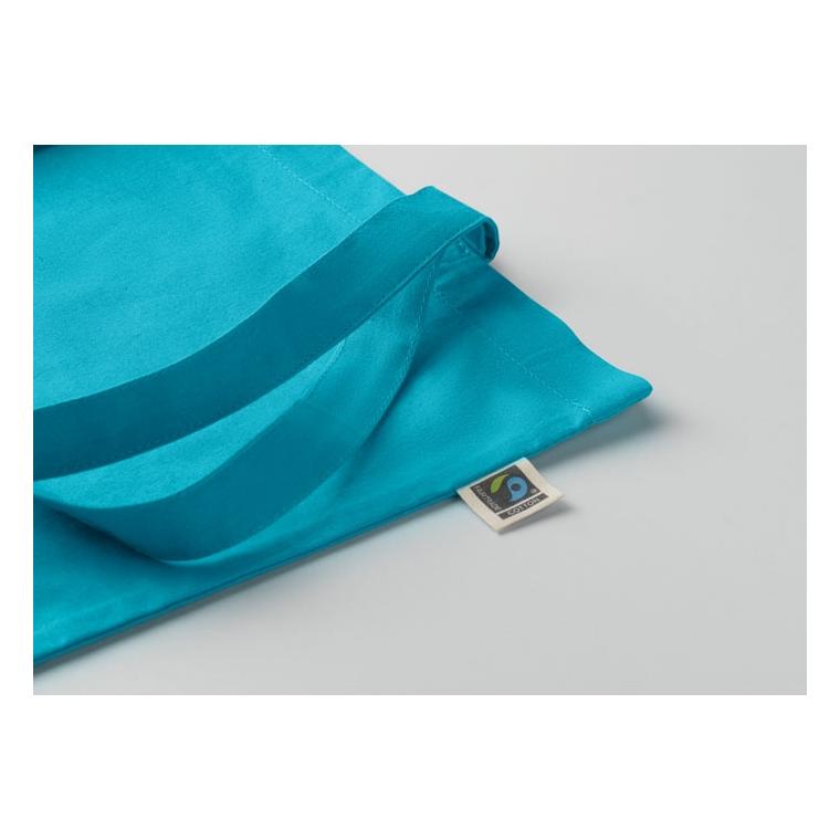 Sacoșă Fairtrade Osole+ Colour, 180 g/m² Turquoise