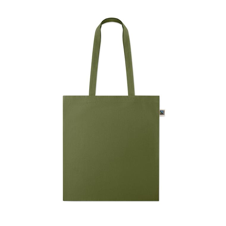 Sacoșă Fairtrade Osole+ Colour, 180 g/m² Verde Inchis