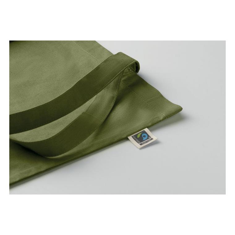 Sacoșă Fairtrade Osole+ Colour, 180 g/m² Verde Inchis