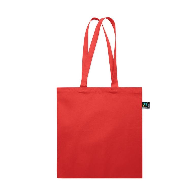 Sacoșă Fairtrade Osole++ Colour, 180 g/m² Roșu