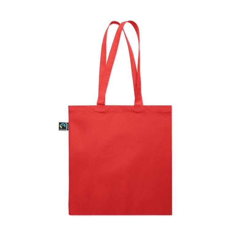 Sacoșă Fairtrade Osole++ Colour, 180 g/m² Roșu