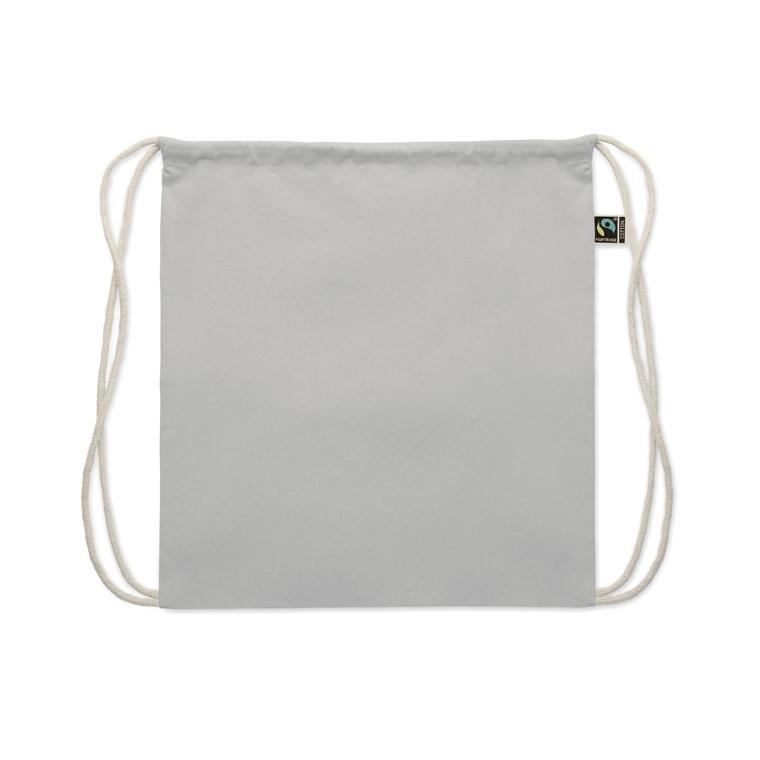 Rucsac cu șnur Fairtrade Osole Draw Colours, 180 g/m² Gri