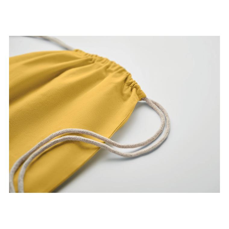 Rucsac cu șnur Fairtrade Osole Draw Colours, 180 g/m² Galben