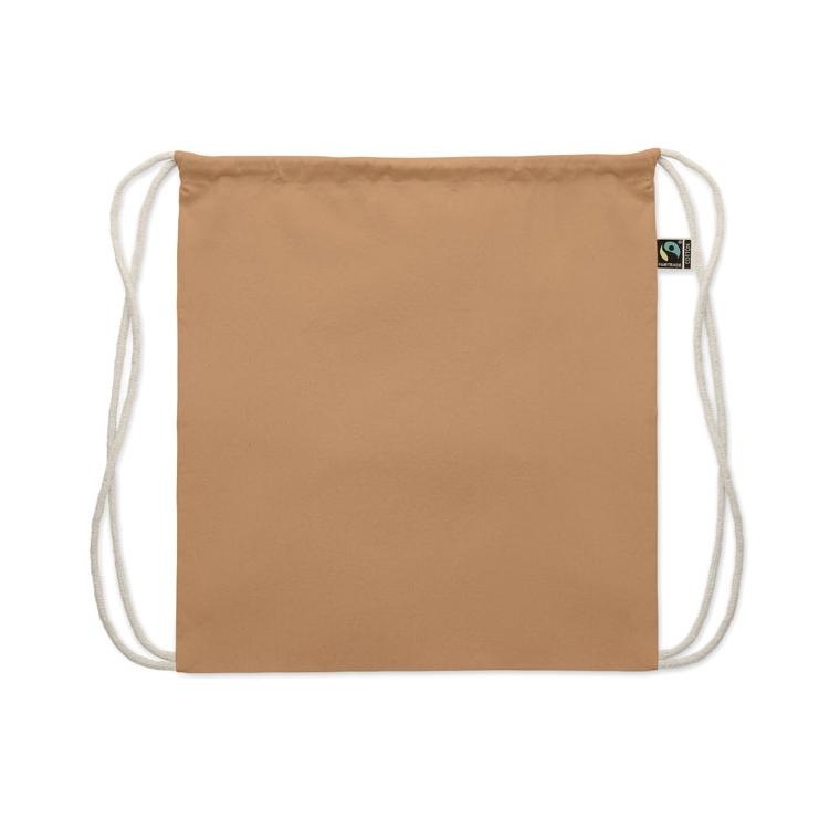 Rucsac cu șnur Fairtrade Osole Draw Colours, 180 g/m² Fildeș