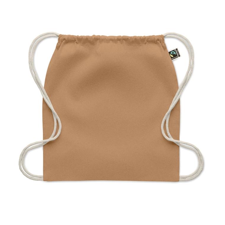 Rucsac cu șnur Fairtrade Osole Draw Colours, 180 g/m² Fildeș
